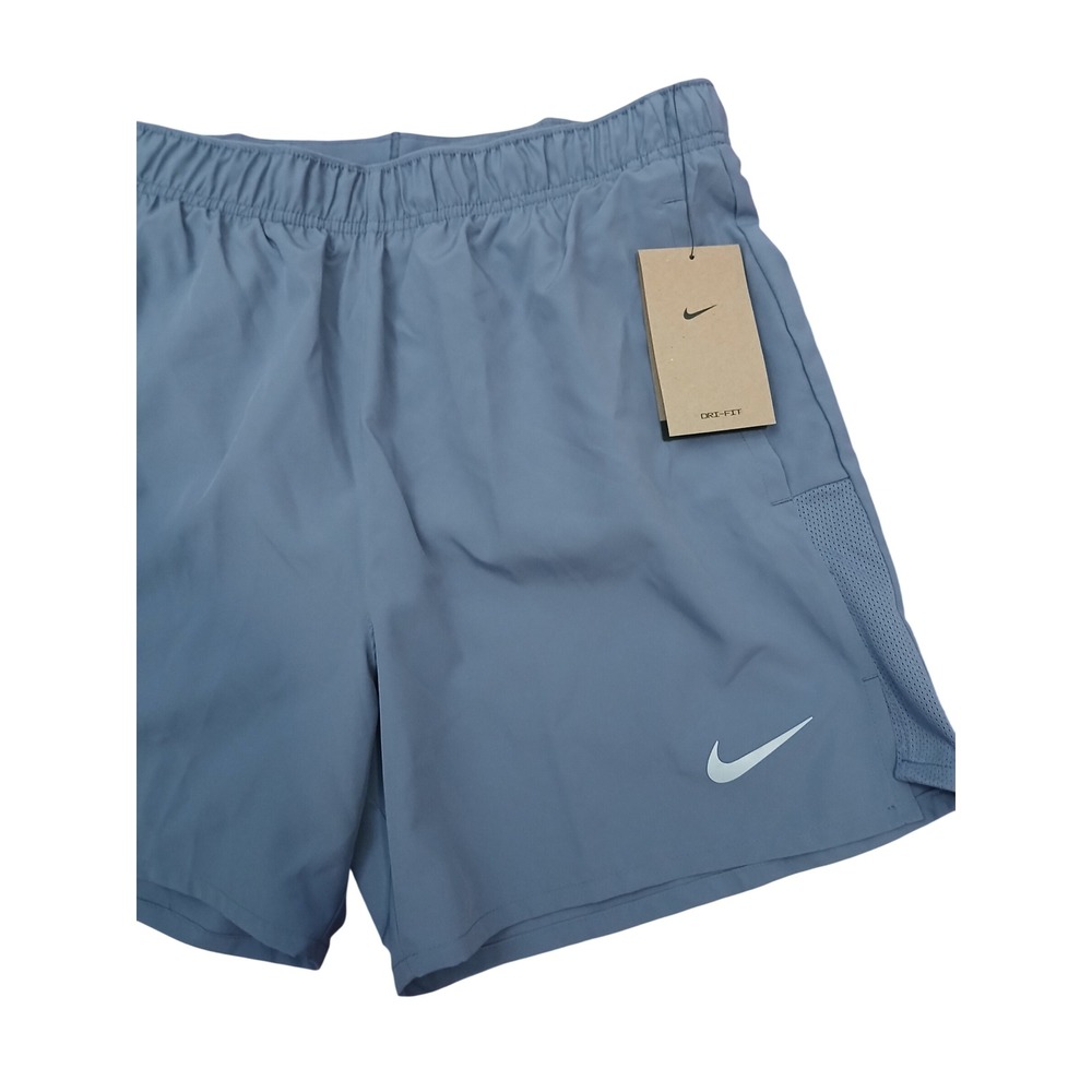 Nike Men/S Dri-FIT Challenger 5" Brief-Lined Versatile Shorts NWT Thunder Blue